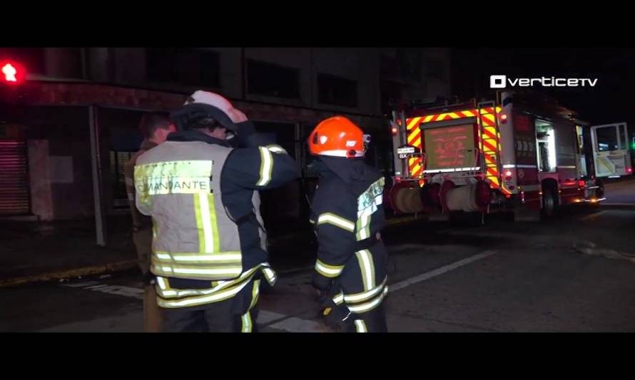 En prisión preventiva imputado por incendio en restaurant en centro de Puerto Montt