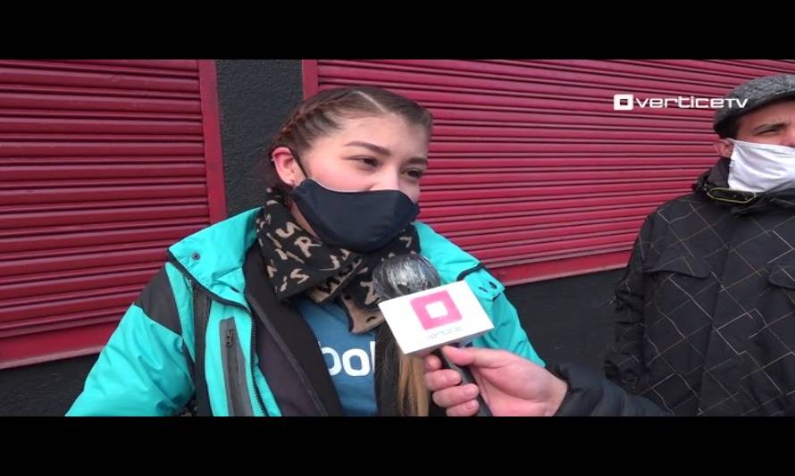 Largas filas en supermercados tras anuncio de cuarentena para Puerto Montt