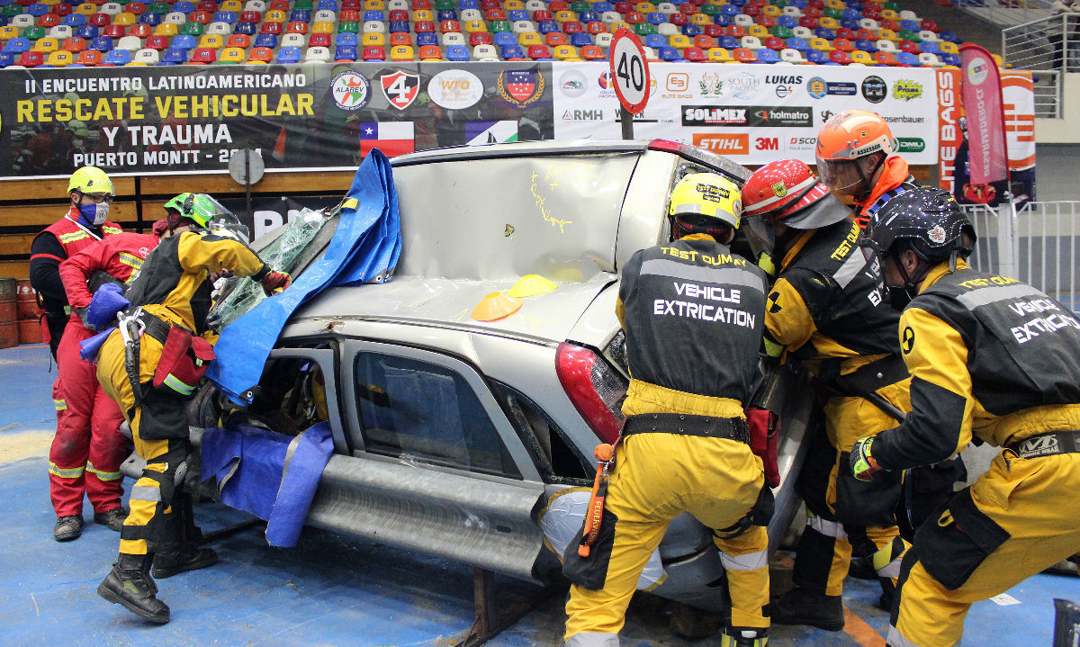 Bomberos de Sao Paulo se quedaron con el campeonato latinoamericano de rescate vehicular