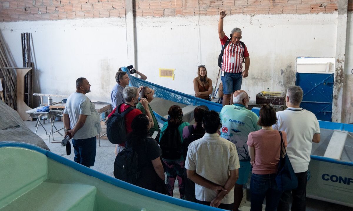 Presidenta de la ULAPA participa de intercambio de pescadores artesanales en Brasil