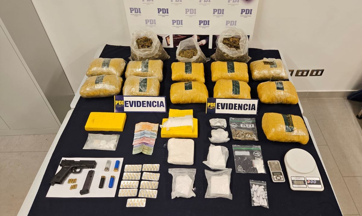Operación Dignidad: PDI incauta más de 18 kilos de droga en Osorno